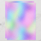 虹色フェイク箔スクラップブック紙No. 83 (正面/裏面)