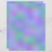 虹色フェイク箔スクラップブック紙No. 91 (正面/裏面)