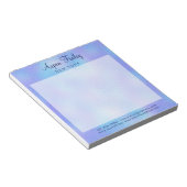 虹色フェイク箔メモエレガント帳 ノートパッド (アングル)