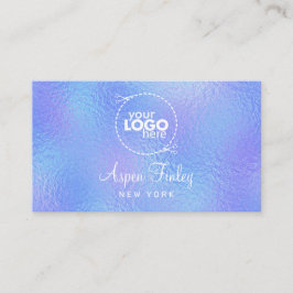 虹色フェイク箔ロエレガントゴ・ビジネス・カード 名刺