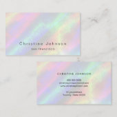 虹色フェイク背景 名刺 (正面/裏面)