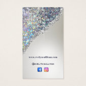 虹色フェイク銀グリッター箔パッケージインサート (裏面)