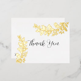 虹色フォイルありがとう 箔招待状ポストカード