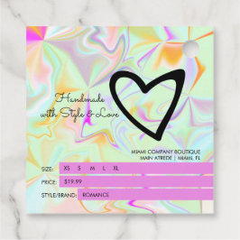 虹色ブティックアパレル価格サイズBつるラベル フェイバータグ