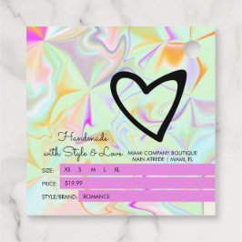 虹色ブティックアパレル価格サイズBつるラベル フェイバータグ