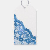 虹色ブルーバラとレース ギフトタグ (裏面)