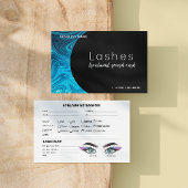 虹色ブルーラッシュレコード拡張マップ 名刺