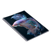 虹色ベッタ魚グローノートブック ノートブック (右側)