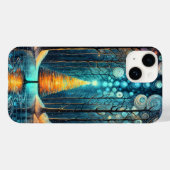 虹色ホリデードリーム🎄白熱［赤熱］光を放つクリスマスツリー Case-Mate iPhoneケース (裏面 (横))