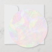 虹色ホログラフィエレガントッフェイククモダンロ セーブザデート (裏面)