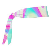 虹色ホログラフィック液体スワール タイヘッドバンド (回転270)