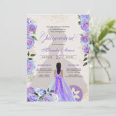 虹色ホログラフィッファンシークシャロキンセアニェラ 招待状 (スタンド正面)