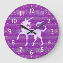 虹色ボヘミアンパターン&ユニコーンシルエット