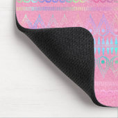 虹色ボヘミアンユニコーン模様 マウスパッド (コーナー)