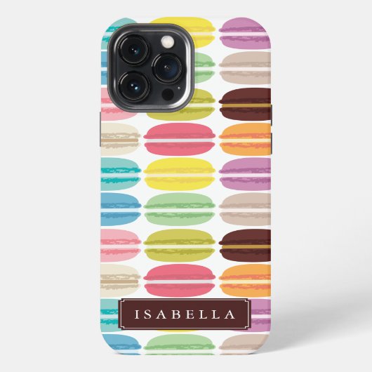 虹色マカロン オーダーメイド iPhoneケース (裏面)