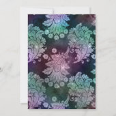 虹色マスカレードQuinceanera 招待状 (裏面)