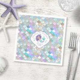 虹色メはかりで測ードクラムシェルV1 ID1144 スタンダードカクテルナプキン