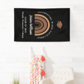 虹色メラニン ブラック エクセレンス クラス 年間卒業 横断幕 (インサイチュ)