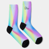 虹色モダンのパステル ソックス (右)
