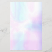 虹色モダンモノグラムサロンサービスメニュー チラシ (裏面)