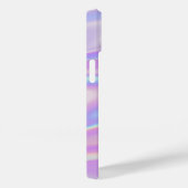 虹色モノグラムののガーリー抽象芸術コンテンポラリー Case-Mate iPhoneケース (裏面 / 右)