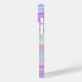 虹色モノグラムののガーリー抽象芸術コンテンポラリー Case-Mate iPhoneケース (裏面 / 左)