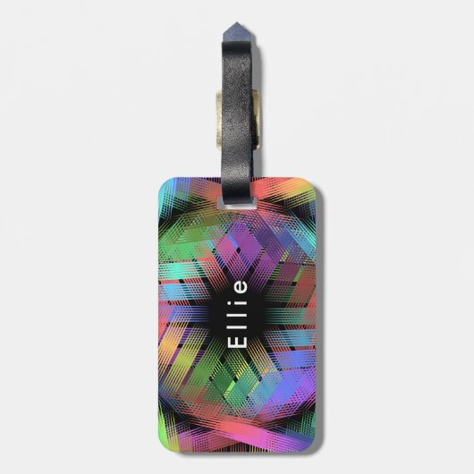 虹色ライト ラゲッジタグ (裏面縦)