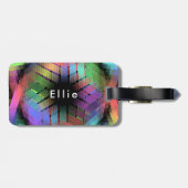 虹色ライト ラゲッジタグ (裏面横)