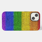 虹色ラメグラデーション iPhoneケース (裏面横)