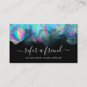 虹色レインボーアルコールインクブモダンラック 紹介カード (正面)