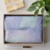 虹色レインボーグラディエントおよび銀箔の地層 薄葉紙 (ギフト)