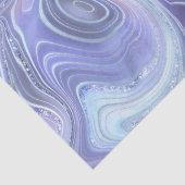 虹色レインボーグラディエントおよび銀箔の地層 薄葉紙 (詳細)