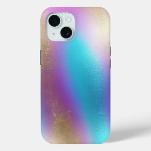 虹色レインボーグラムスクラップブック紙 iPhone 15ケース