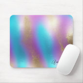 虹色レインボーグラム マウスパッド (マウス)