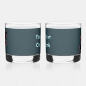 虹色レイヴン ウイスキーグラス (左)