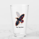 虹色レイヴン タンブラーグラス (裏面)