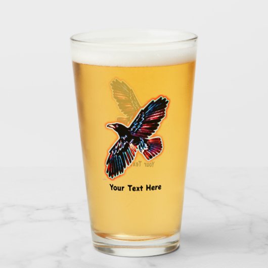 虹色レイヴン タンブラーグラス (ドリンク正面)