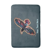 虹色レイヴン バスマット (正面縦)