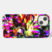 虹色光多彩ユニーク度 iPhoneケース (裏面横)