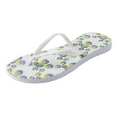 虹色吹のシャボン玉 ビーチサンダル (アングル)