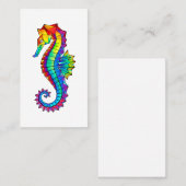 虹色多角海馬 プレイスカード (正面/裏面)