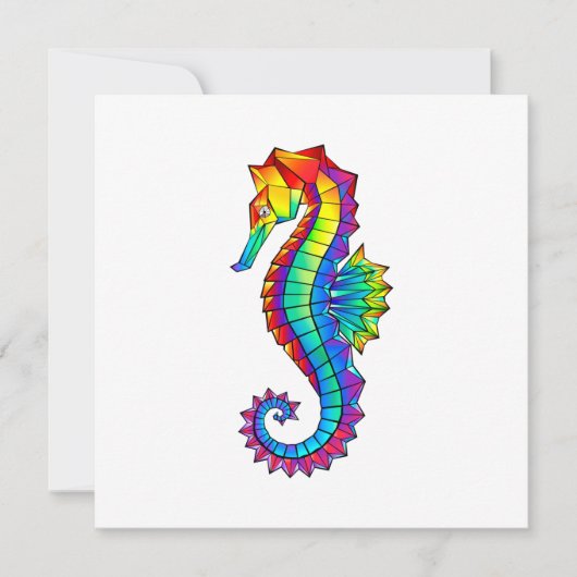 虹色多角海馬 案内状 (正面)