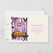 虹色幽霊コケットボー不気味ワン サンキューカード (正面)