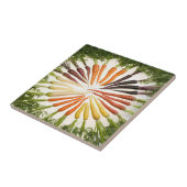 虹色数々ののニンジン瓦 タイル (側面)