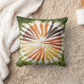 虹色数々ののニンジン クッション (ブランケット)