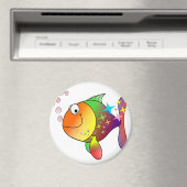 虹色数々の太平洋海マグロ マグネット (インサイチュ (食洗機))