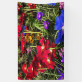 虹色春バナー 横断幕 (縦)