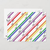 虹色歯磨きはがき ポストカード (正面/裏面)