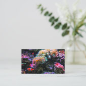虹色熱帯海底サンゴ 名刺 (スタンド正面)