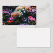 虹色熱帯海底サンゴ 名刺 (正面/裏面)